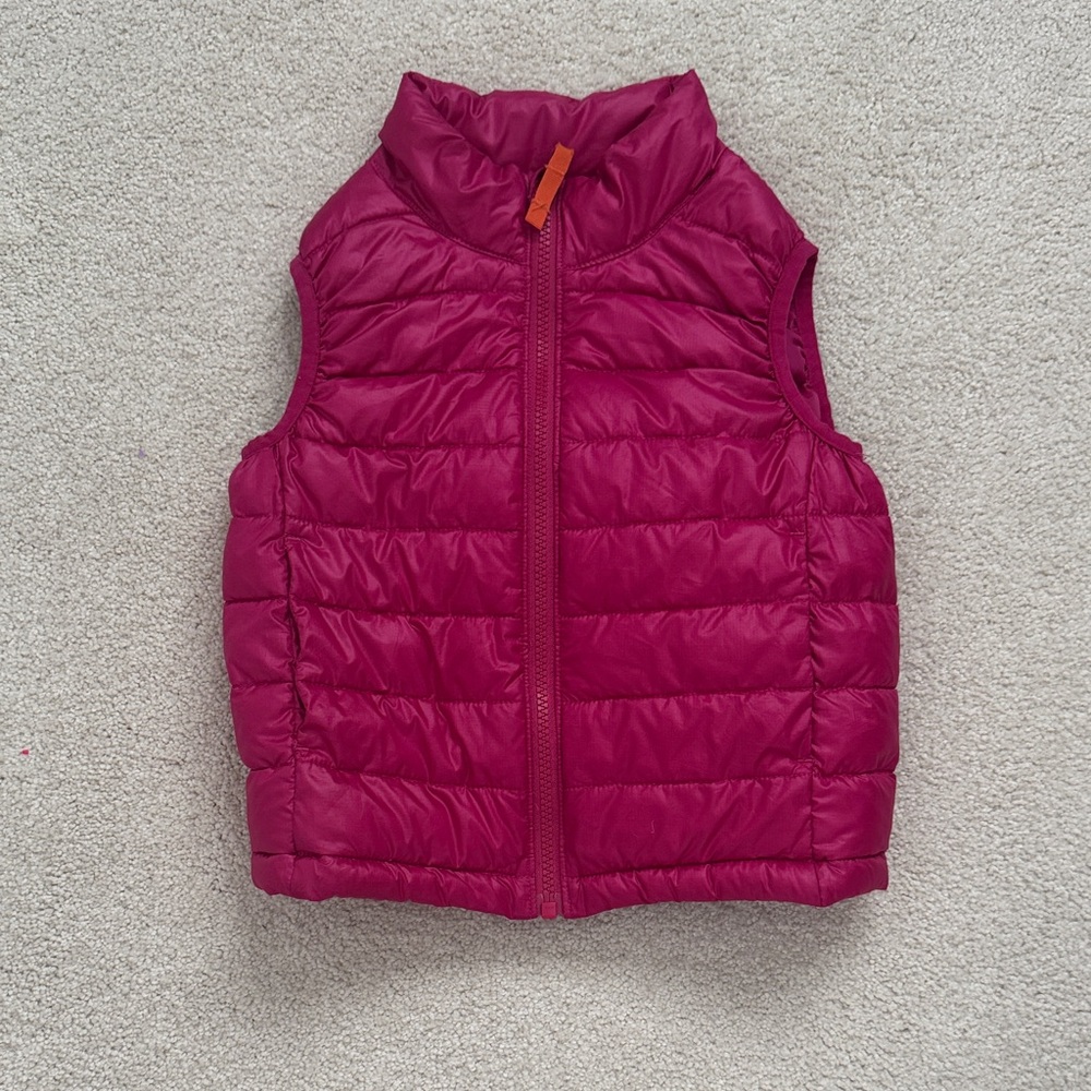 Primary Kids Puffer Vest - Pink